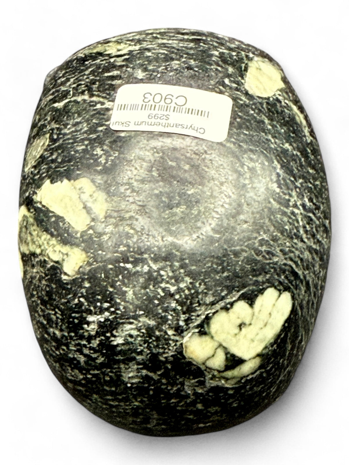 Crystal Skull Chrysanthemum Stone