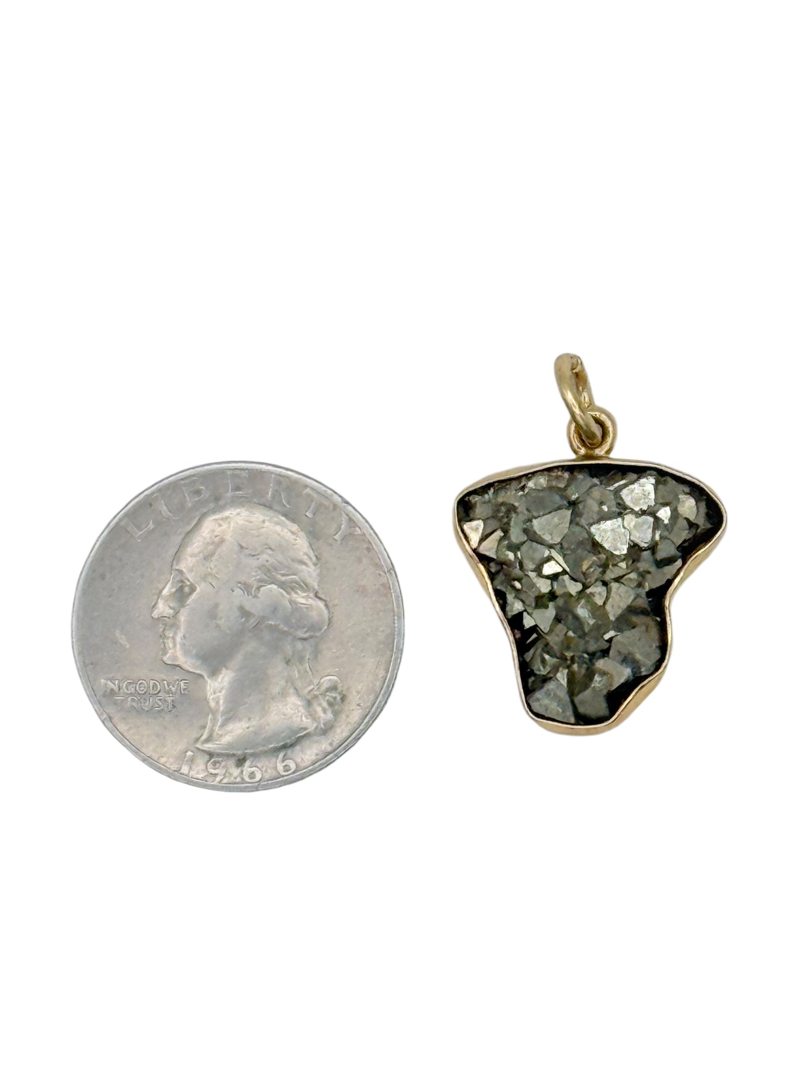 Alchemia Gold Pyrite Pendant