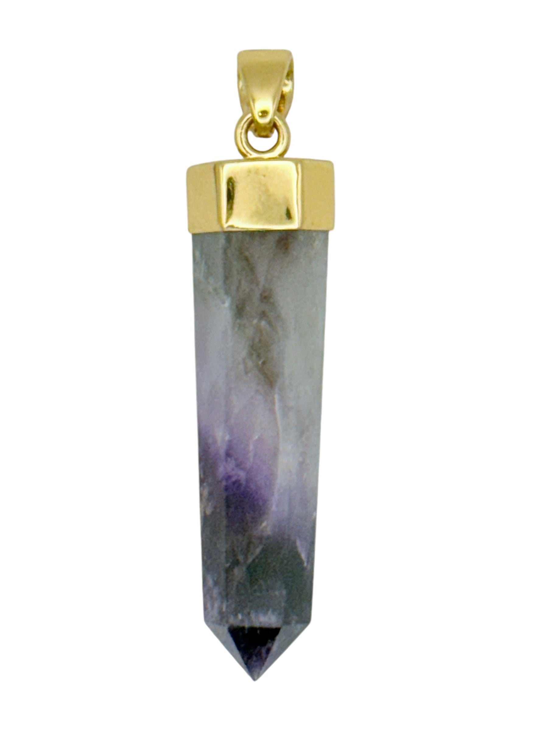 Alchemia Gold Amethyst Point Pendant