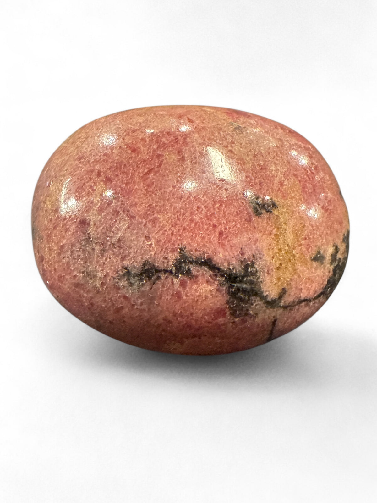 Rhodonite Palm Stone