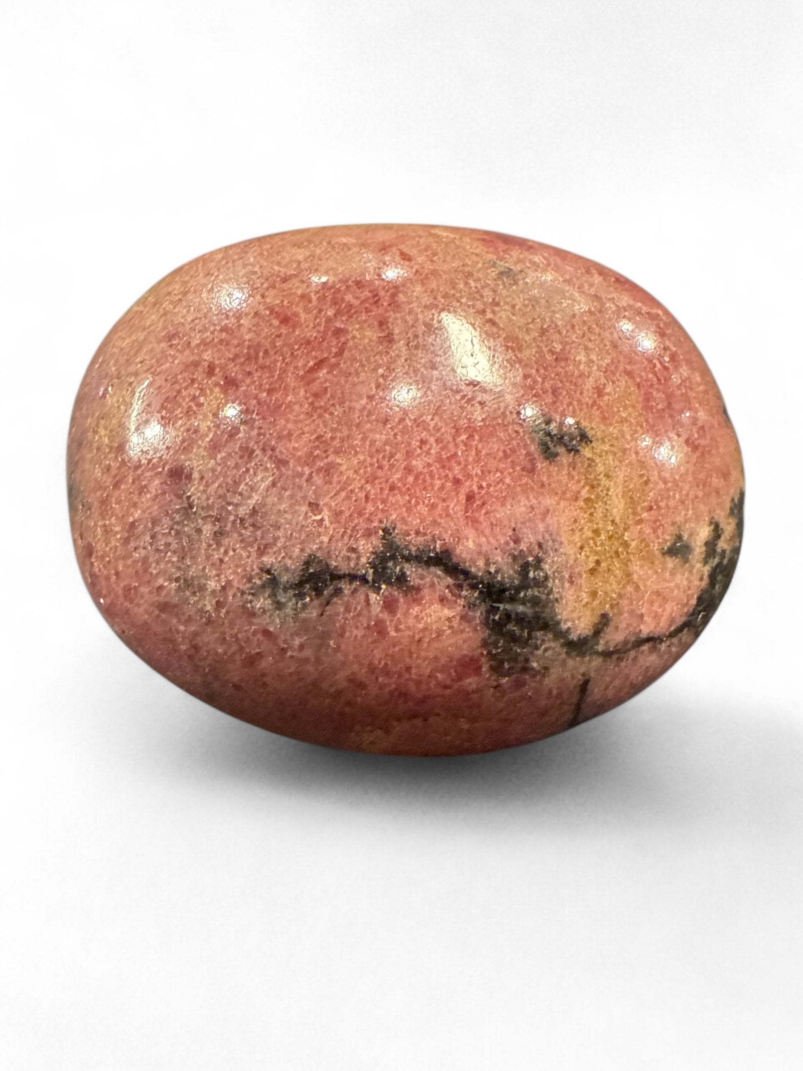 Rhodonite Palm Stone