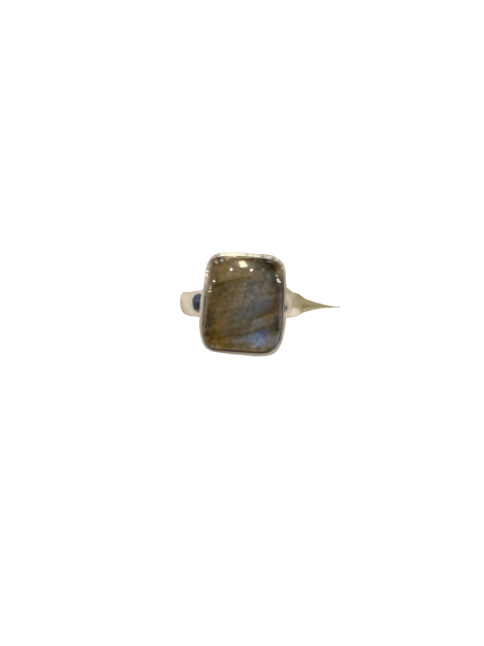 Labradorite Sterling Silver Ring Rectangle