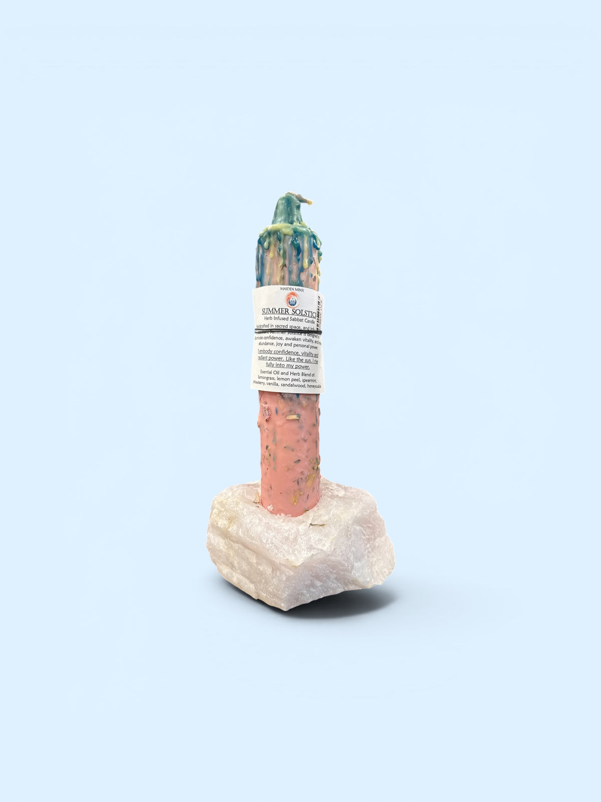 Sabbat Candle by the Maiden Minx- Current offering: Summer Solstice/Litha