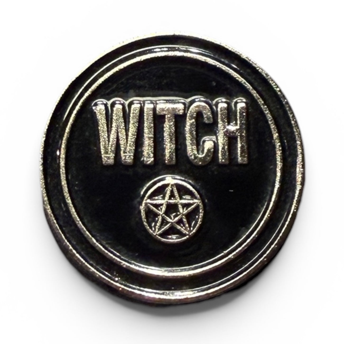 Witch Pentacle Enamel Pin