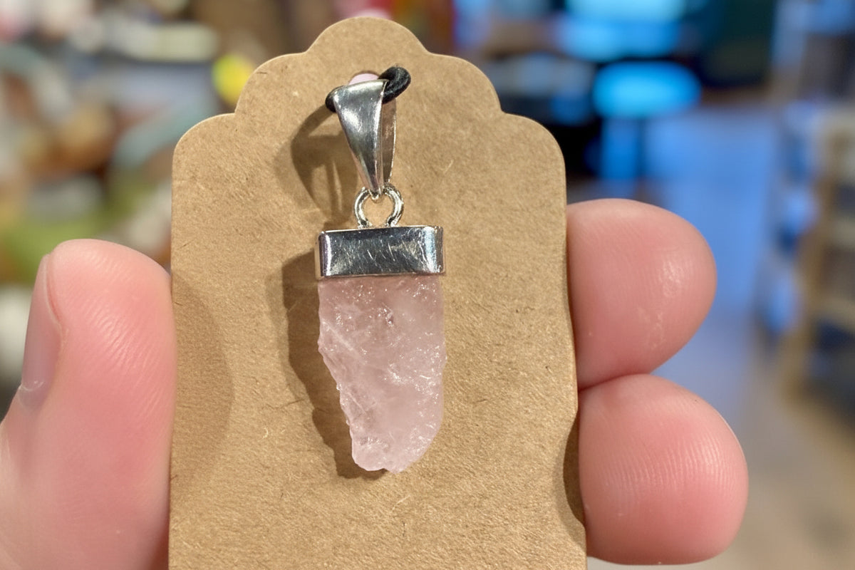 Morganite Sterling Silver Pendant
