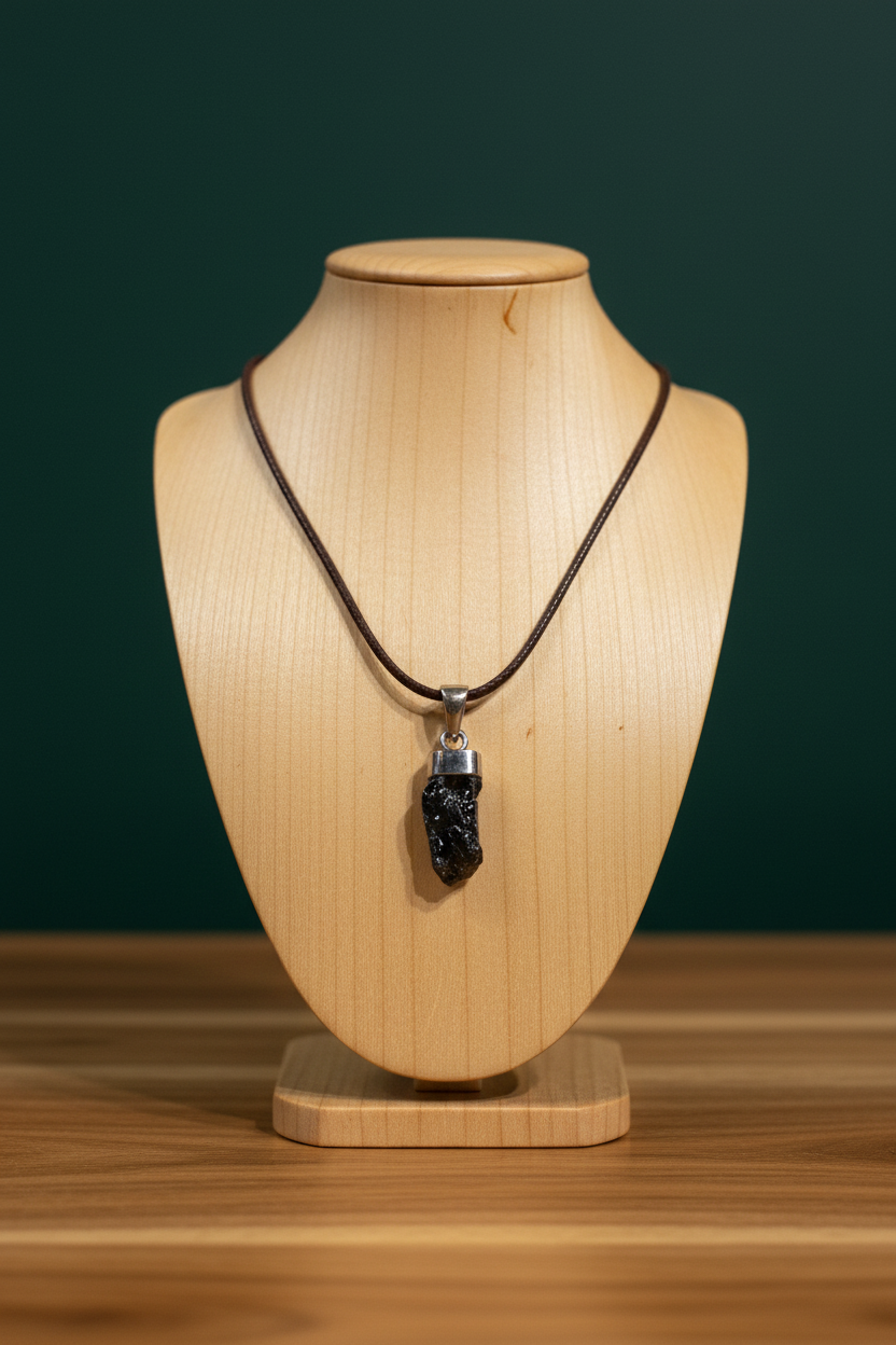 Shungite Sterling Silver Pendant