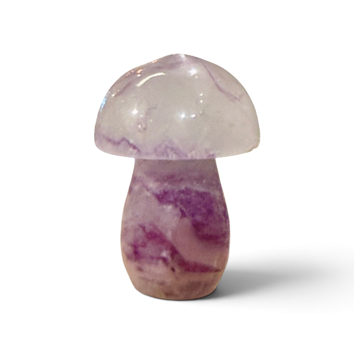 Mushrooms Carved Crystal