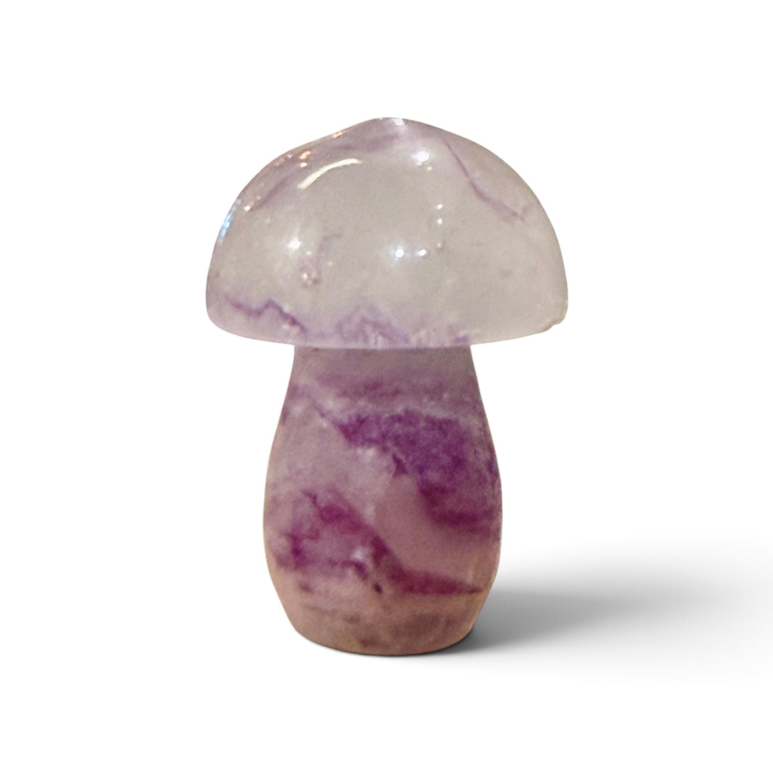 Mushrooms Carved Crystal