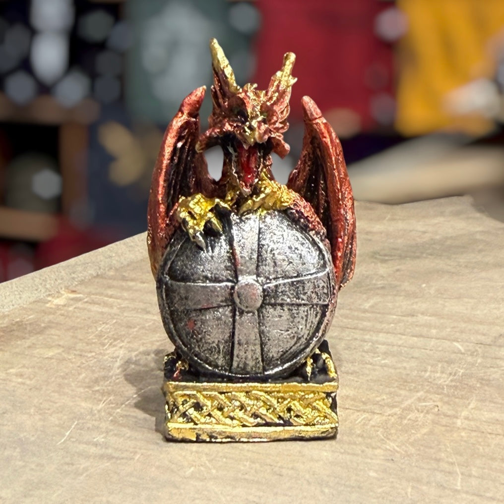 Mini Battle Dragon Statue