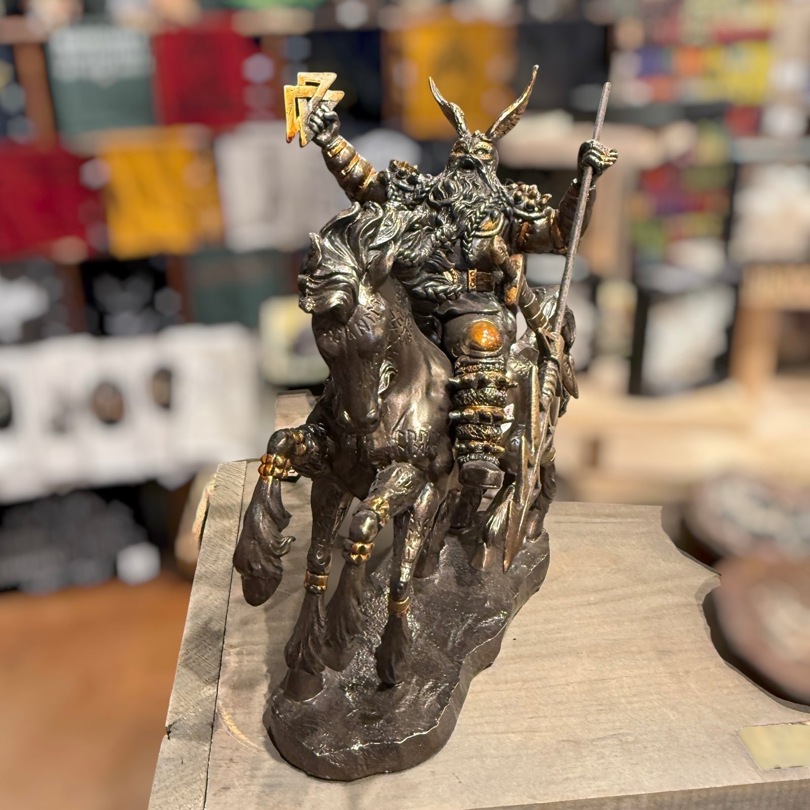 Odin on Horse Statue