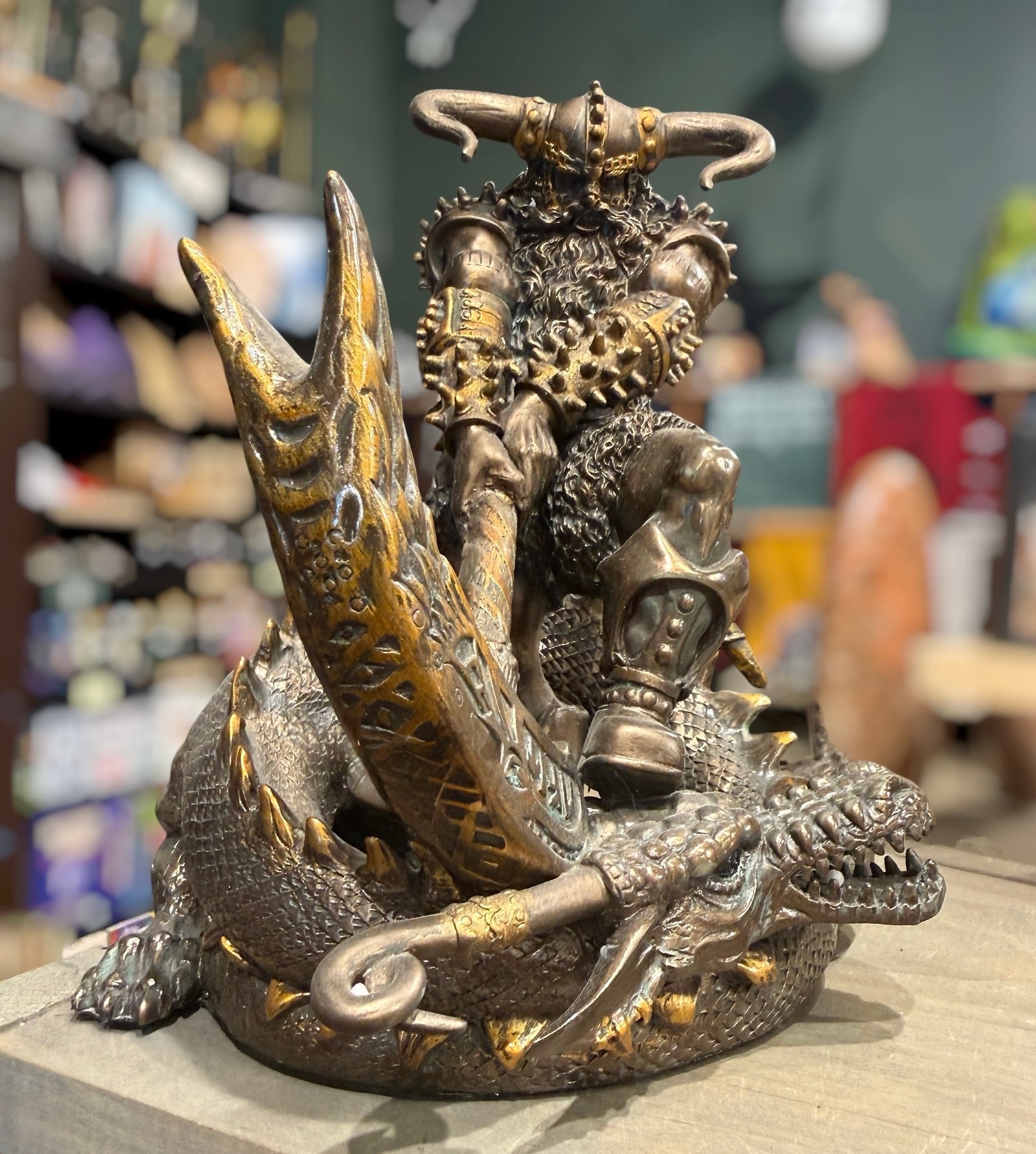 Thor and Jörmungandr Statue