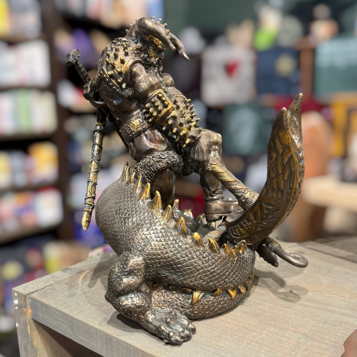Thor and Jörmungandr Statue