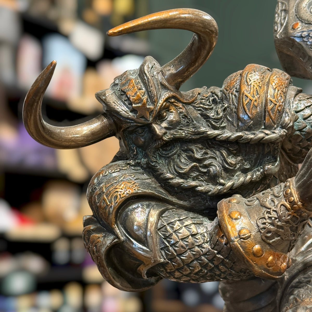 Thor With Hammer Statue