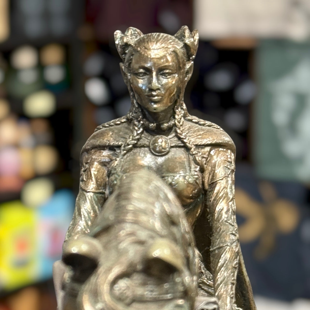 Rhiannon Riding Horse Statue