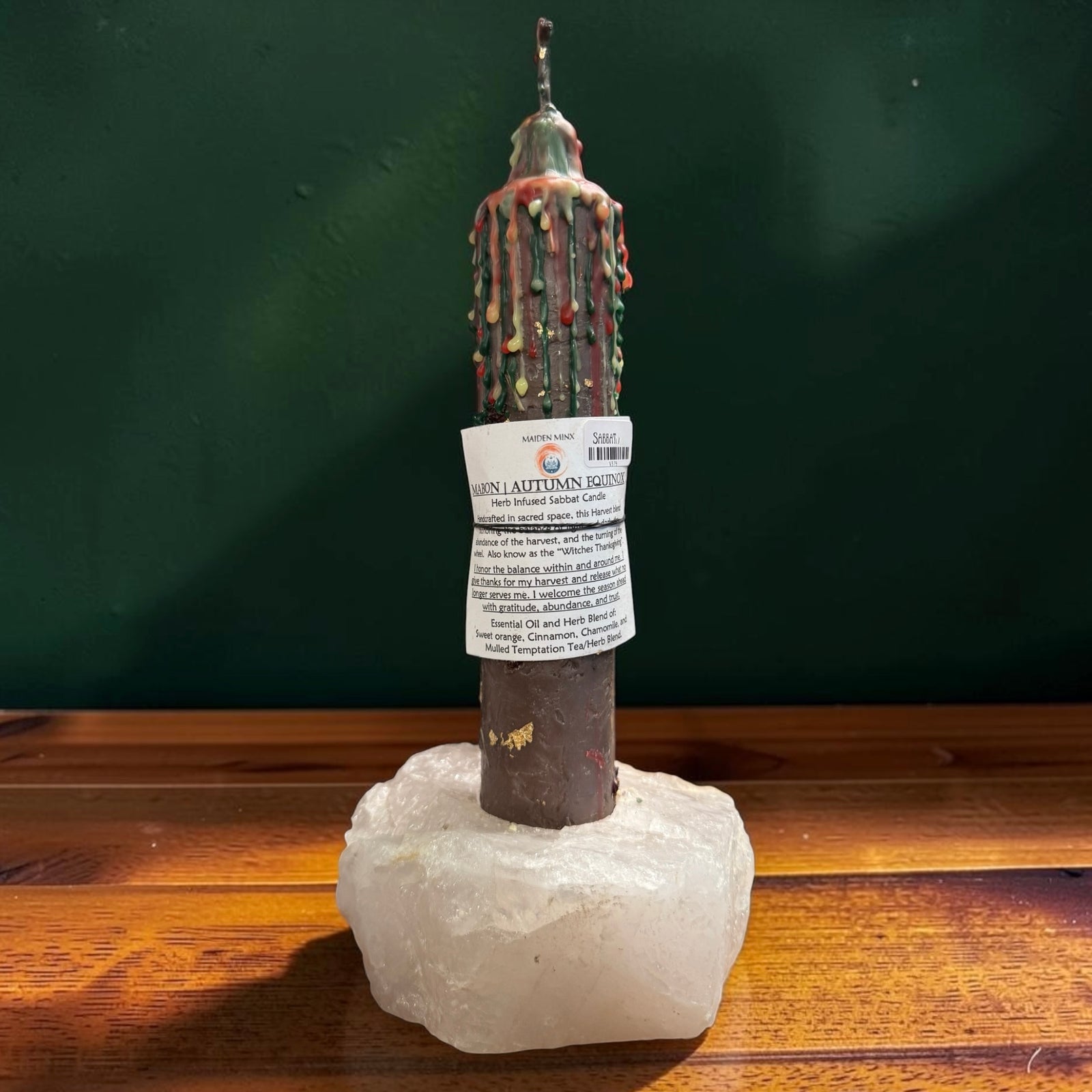 Sabbat Candle by the Maiden Minx- Current offering: Mabon