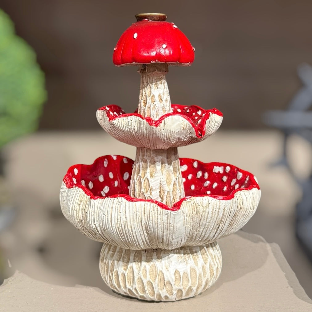 Mushroom Fountain Backflow Incense Burner