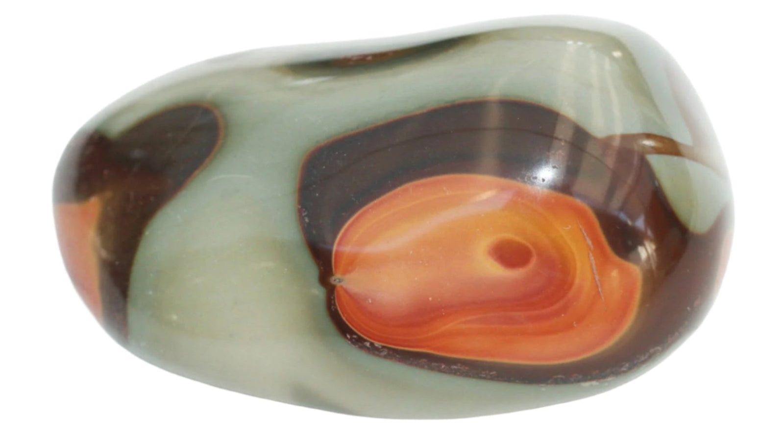 Polychrome Jasper Palm Stone