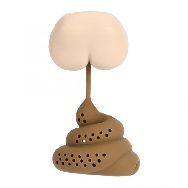 Tea Strainer - Butt Poop!