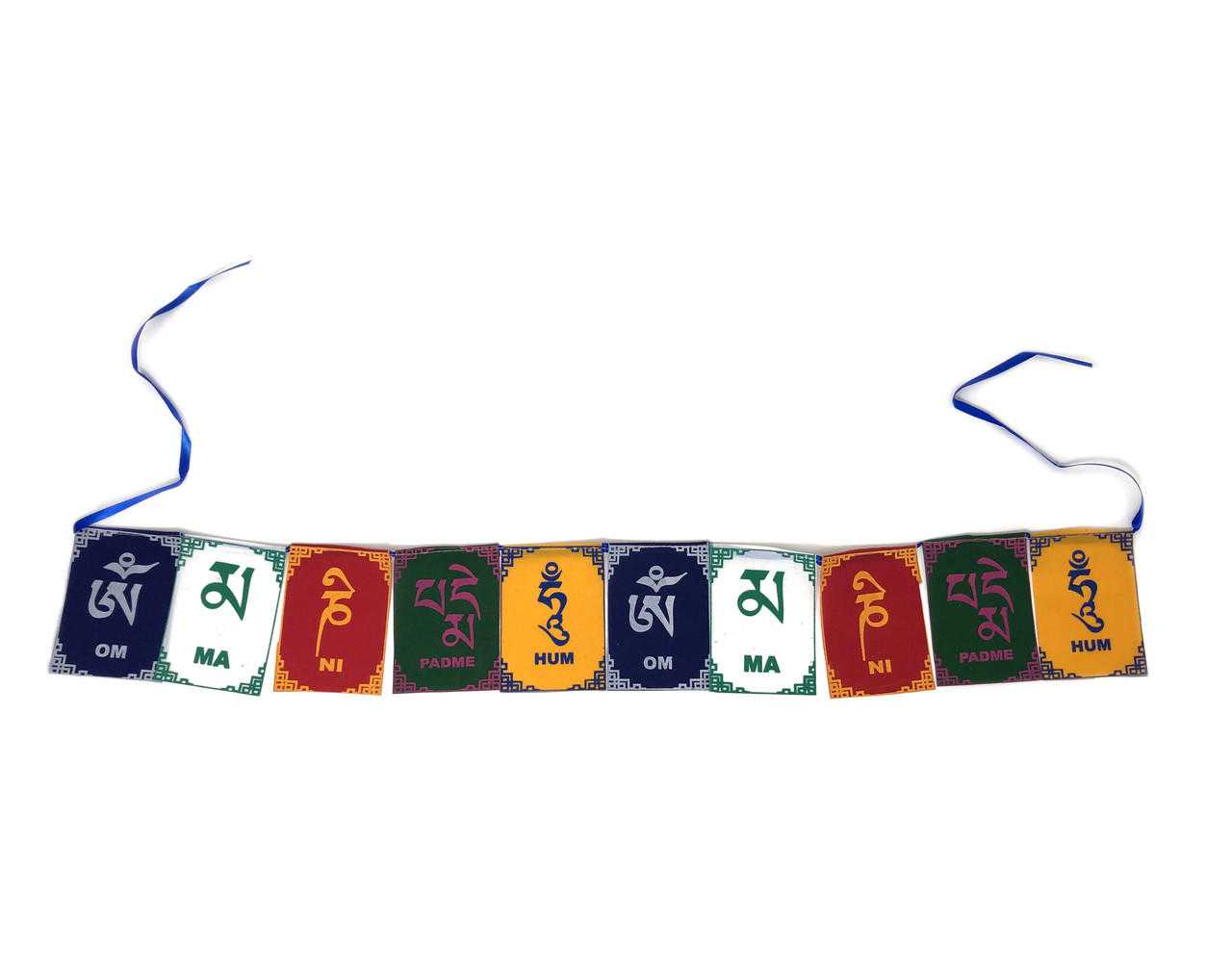 Prayer Flags Tibetan Divya Mantra Om Mani Padme Hum