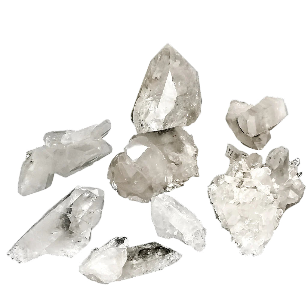 Clear Quartz Clusters Rough