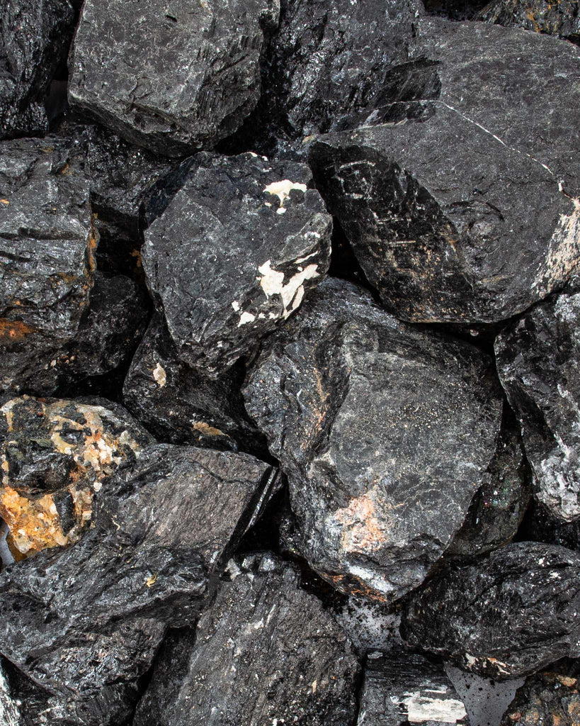Black Tourmaline Rough Chonks