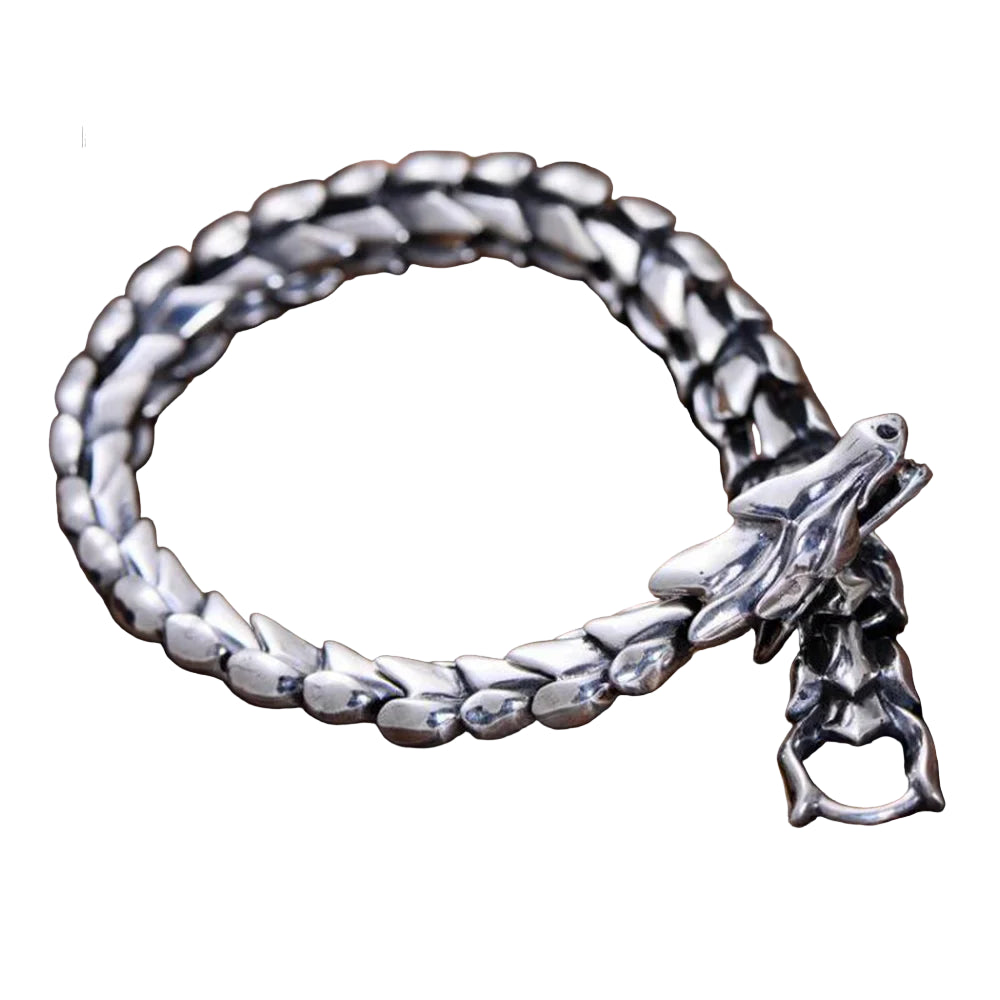 Dragon Bracelet Silver Tone