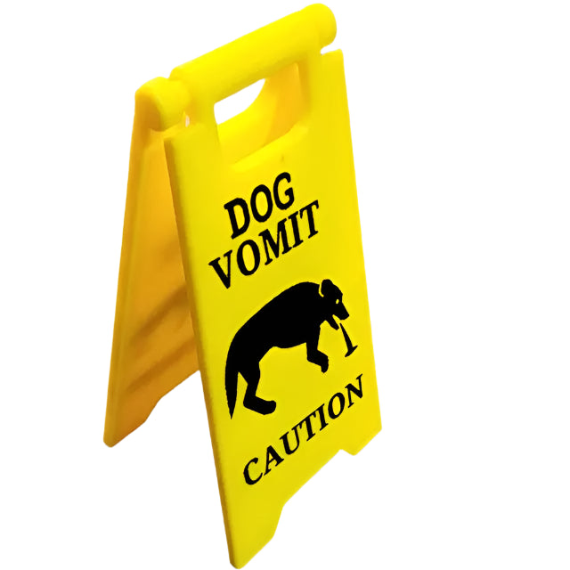 Caution: Vomit Sign