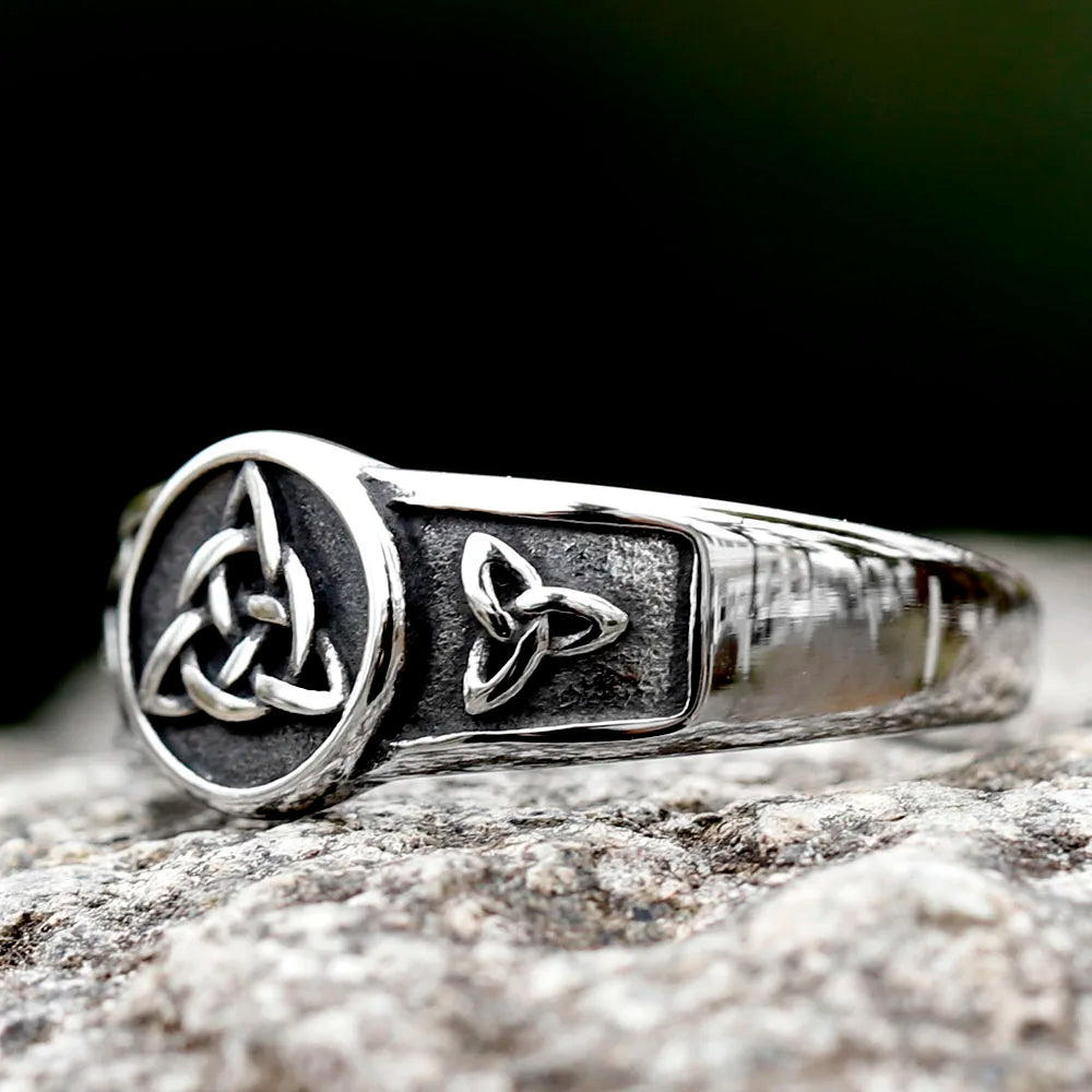 Celtic Knot Stainless Steel Ring