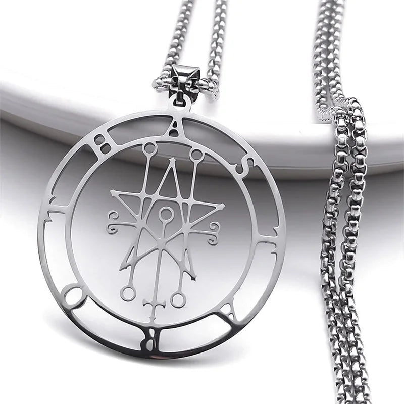 Astaroth Sigil Stainless Steel Necklace