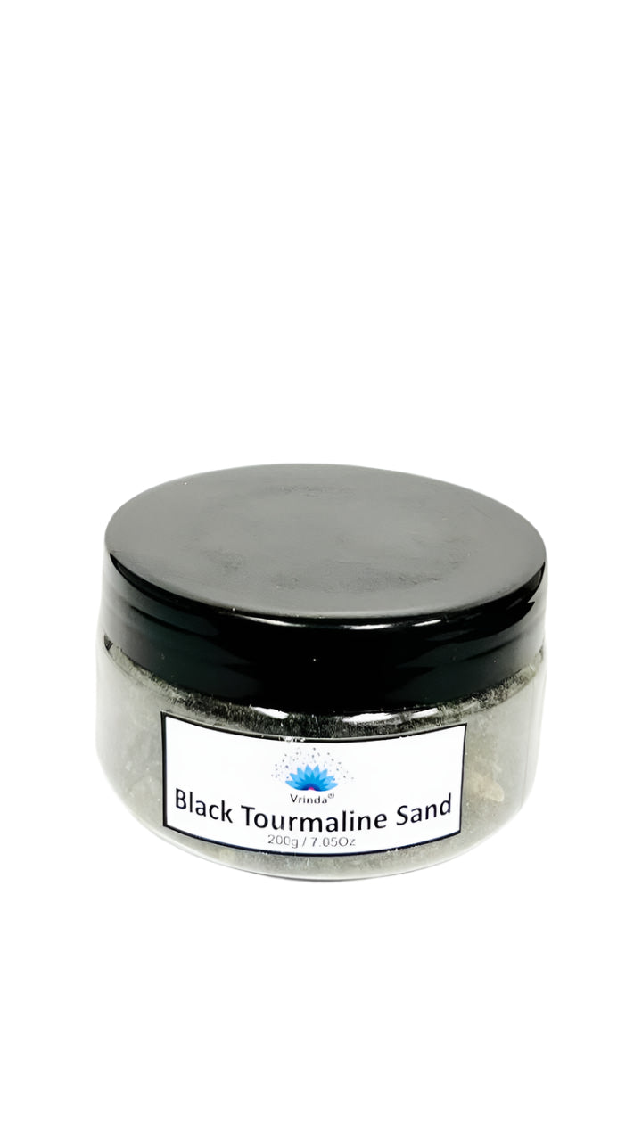 Black Tourmaline Crystal Sand