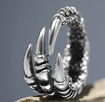 Dragon Claw Adjustable Stainless Steel Ring