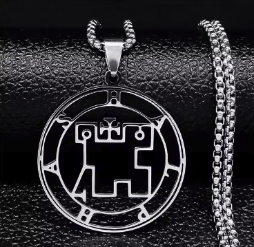 Sigil of Halphas Stainless Steel Necklace