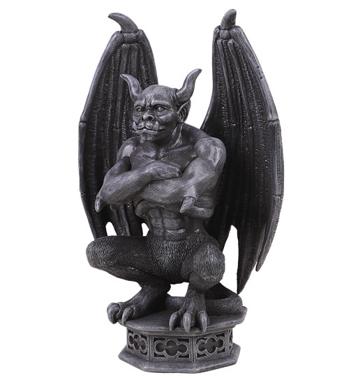 Large Squatting Gargoyle Statue