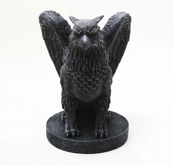 Seated Griffin Gargoyle Statue
