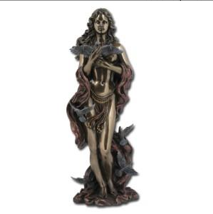 Aphrodite Bronze Statue 12"