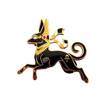Anubis Enamel Pin