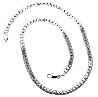 Silver-Plate Flat Chain