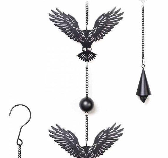 Night Owl Hanging Decoration Wind Chime