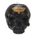 Black Skull Candle Holder