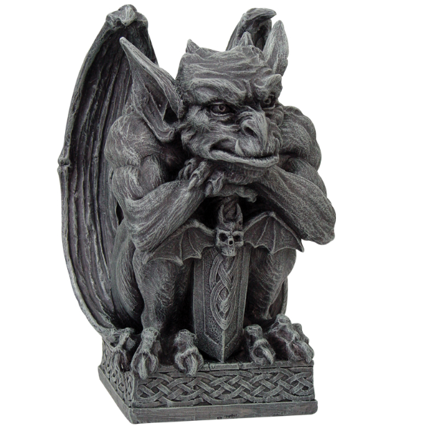 Gargoyle with Shield Statue