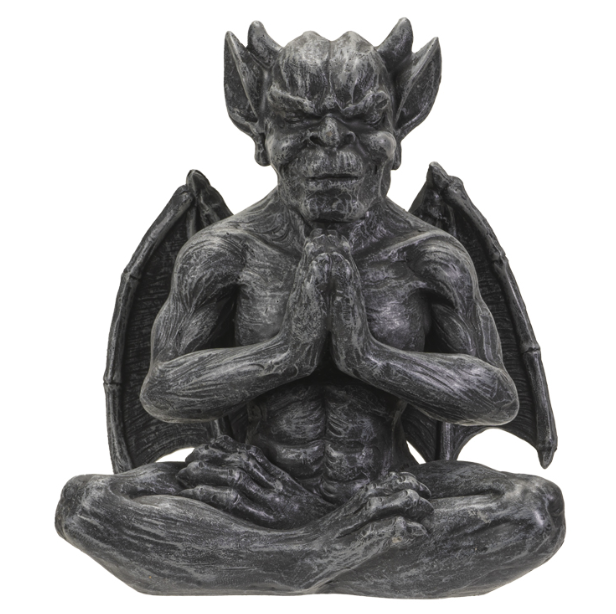 Yogi Meditation Gargoyle Statue