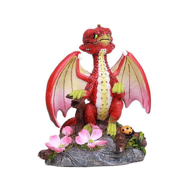 Apple Dragon Statue