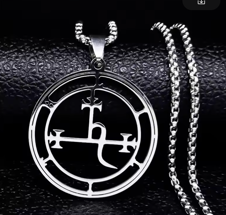 Lilith Sigil Stainless Steel Necklace