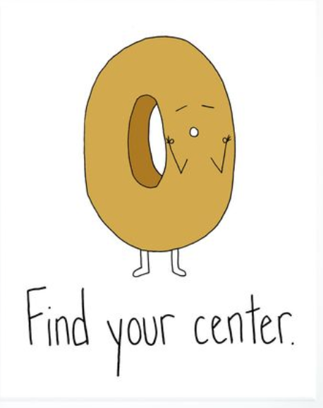 Find Your Center Greeting Card