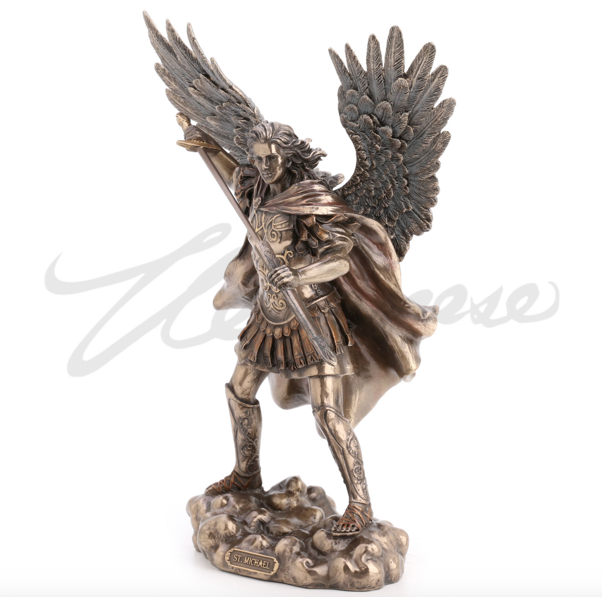 Archangel Saint Michael Unsheathing The Sword Statue