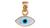 Alchemia Gold Mother of Pearl Evil Eye Pendant