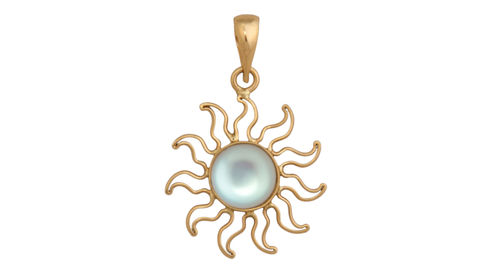 Alchemia Gold Luminite Sun Pendant