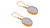 White Aura Quartz Druzy Dangle Alchemia Gold Earrings