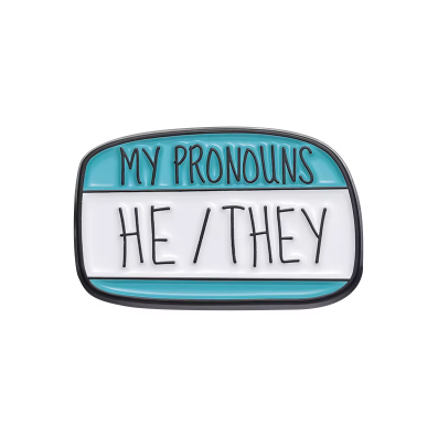My Pronouns Enamel Pin