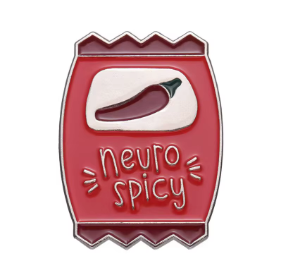Neuro Spicy Enamel Pin